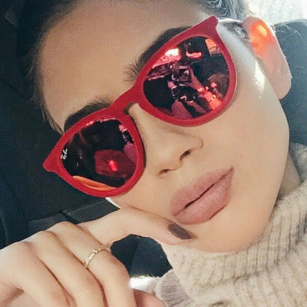 NWT Smkoin' Hot Red & Gold Glasses